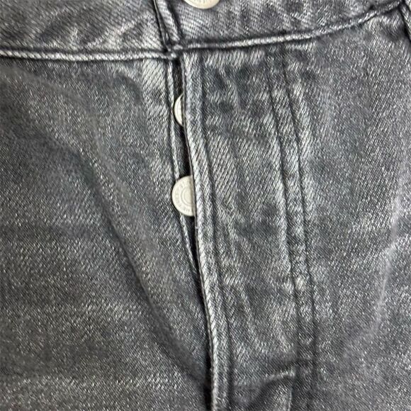 Free People We The Free Women's Black Denim Cut-Off Shorts Size 31 - Picture 4 of 4